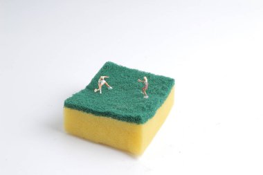 Küçük oyuncaklar oyun Tenis sünger üzerinde