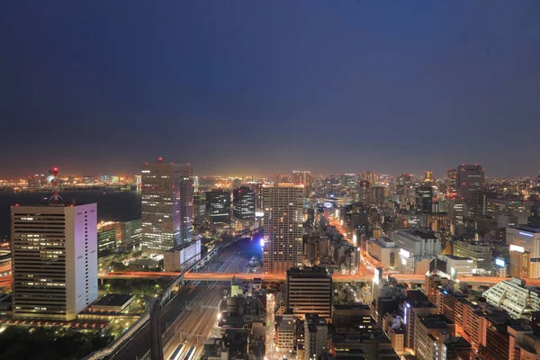 Tokyo Tower Tokyo Cityscape görünümüyle yanar 