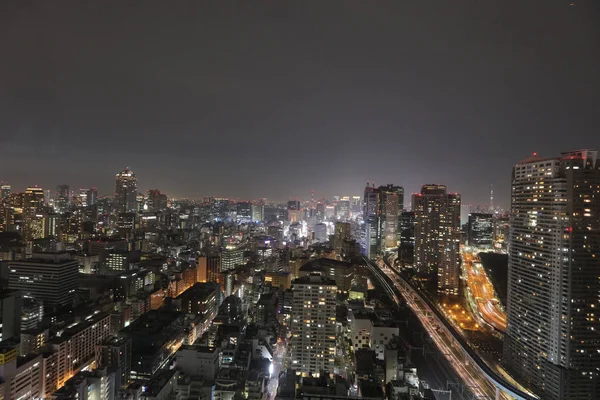 Südliche Tokio-Skyline vom Welthandelszentrum aus gesehen — Stockfoto