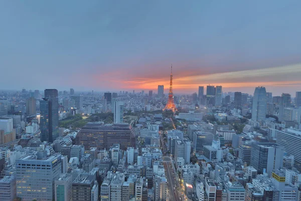 Zuidelijke Tokyo skyline gezien vanaf de World Trade Center — Stockfoto