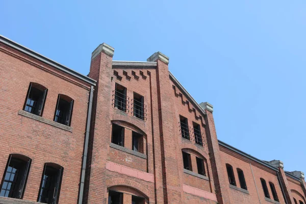Historical Red Brick Warehouse in Yokohama — Stock Photo, Image