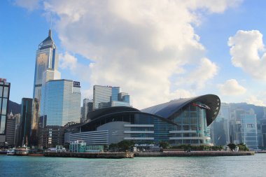 WAN cahı Victoria Harbor 'da kentsel mimari