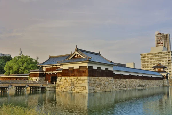 Brána hradu Hirošima Japonsko — Stock fotografie