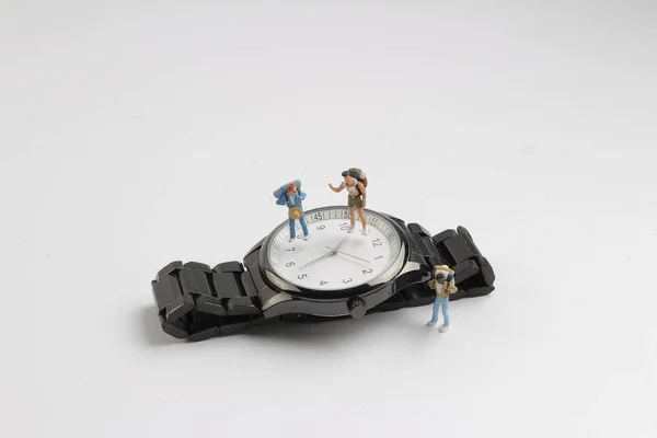 Figure min homme figure debout sur la montre — Photo