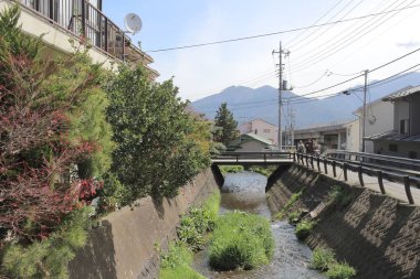 Shimo Yoshida ilçeleri Yamanashi 