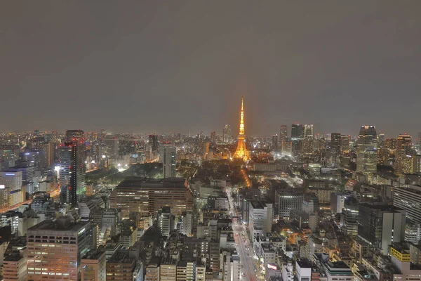 Dünya Ticaret Merkezi'nden görüldüğü gibi Güney Tokyo siluetinin
