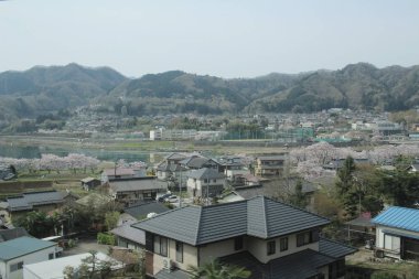 Tren Yamanashi, peyzaj, görüntülemek