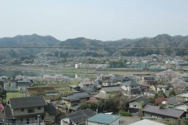 Tren Yamanashi, peyzaj, görüntülemek
