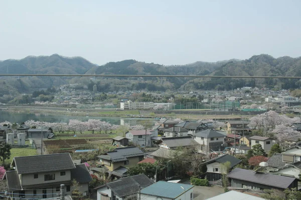 Tren Yamanashi, peyzaj, görüntülemek