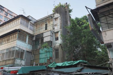 Tong lau eski ev şek Kip Mei 