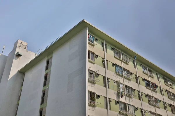 Gamla offentliga hus Mei Tung Estate hk — Stockfoto