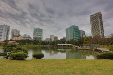 Hamarikyu bahçeleri: Tokyo, Japan 