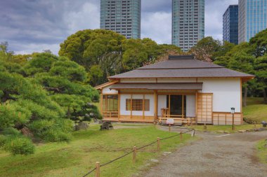 Hamarikyu bahçeleri: Tokyo, Japan 