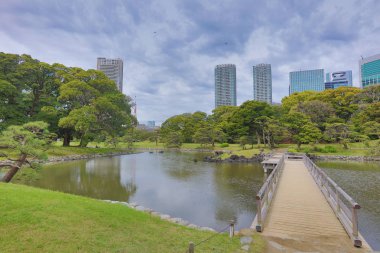 Hamarikyu bahçeleri Tokyo, Japonya