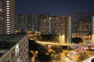 Choi Hung ilçe gece zaman 2017