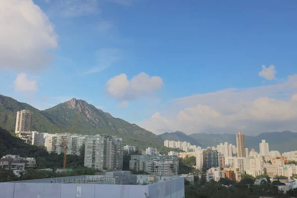 Utsikt över east kowloon från Kowloon Tong 2017 — Stockfoto