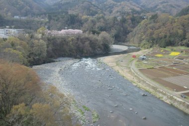 Tren Yamanashi, peyzaj, görüntülemek