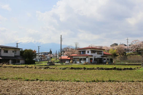 Shimo Yoshida distrikt på Yamanashi — Stockfoto