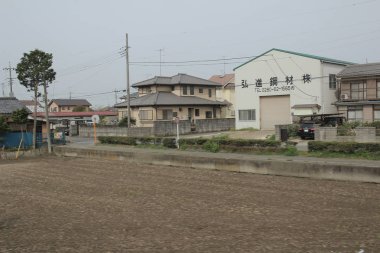 kırsal trenle görünümünü 