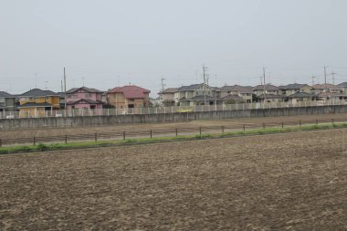 kırsal trenle görünümünü 