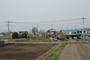 kırsal trenle görünümünü 