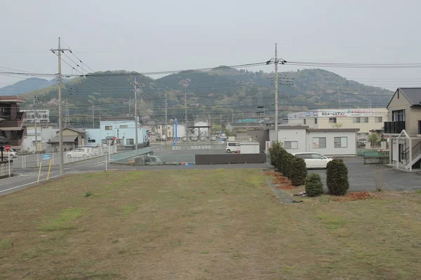 Vista de LANDSCAPE por trem — Fotografia de Stock