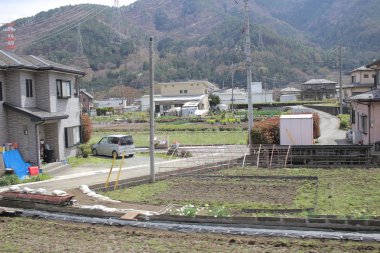 Tren Yamanashi, peyzaj, görüntülemek