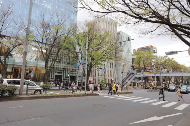 Omote Sando hill ünlü bir alışveriş merkezi.