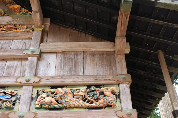 Maymun Toshogu tapınak Nikko Japonya oyma