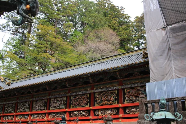 Toshogu tapınak Tokugawa Ieyasu son ebedi istirahat yeri olduğunu — Stok fotoğraf