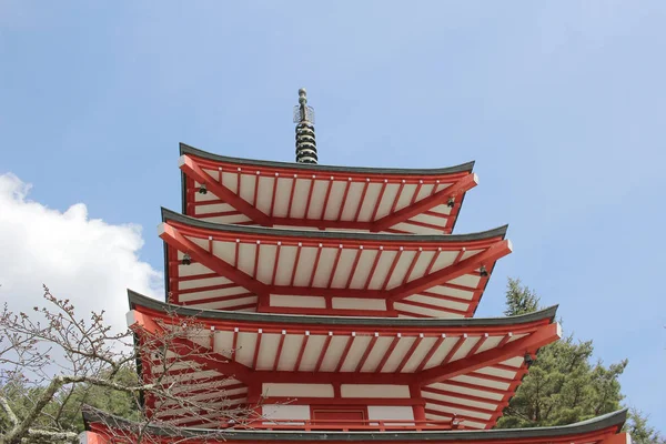 Chureito Pagoda v Arakura Sengen svatyně i — Stock fotografie