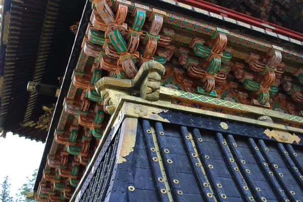 世界遺産、日光のお寺のパビリオン — ストック写真