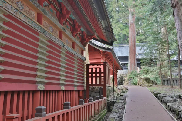 O túmulo de Tokugawa Ieyasu no santuário de Tosho-gu — Fotografia de Stock