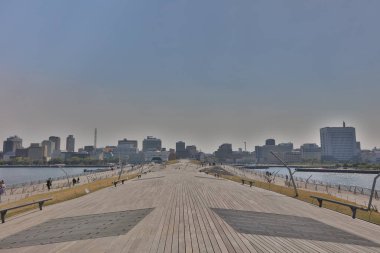 Yokohama manzarası yaya çatı görünümü