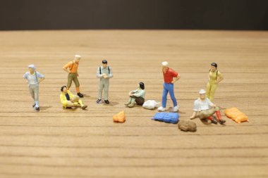 Grup Mini seyahat rakamlar Bagaj ile