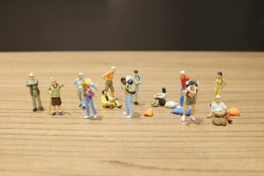 Grup Mini seyahat rakamlar Bagaj ile