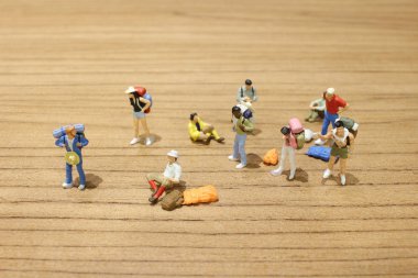 Grup Mini seyahat rakamlar Bagaj ile