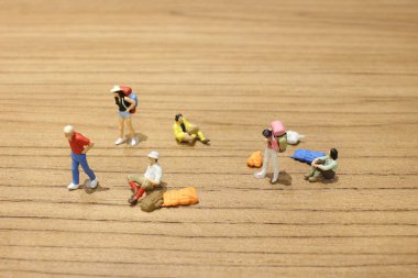 Grup Mini seyahat rakamlar Bagaj ile