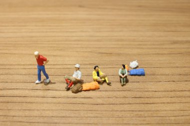 Grup Mini seyahat rakamlar Bagaj ile