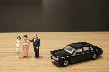 küçük iş ve oyuncak araba ile Toplantı