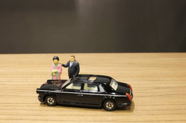 küçük iş ve oyuncak araba ile Toplantı