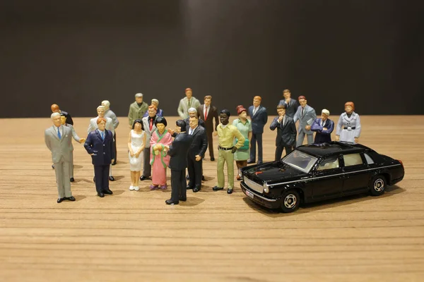 küçük iş ve oyuncak araba ile Toplantı