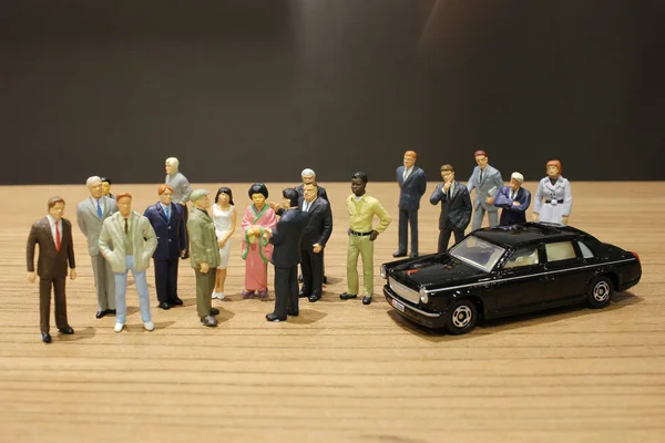 küçük iş ve oyuncak araba ile Toplantı