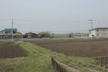 kırsal trenle görünümünü 