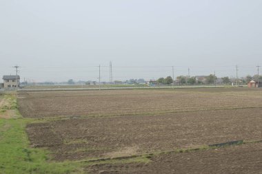 kırsal trenle görünümünü 