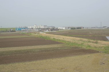 kırsal trenle görünümünü 