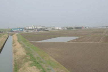 kırsal trenle görünümünü 