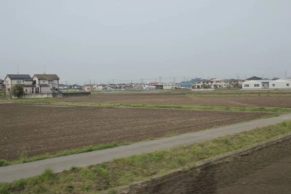 Vista del campo en tren —  Fotos de Stock