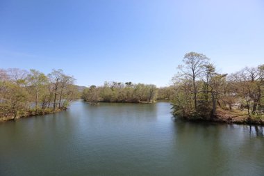 Hokkaido, Japonya 2017 Onuma parkta