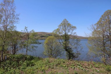 Göl Konuma, Hokkaido, Japonya